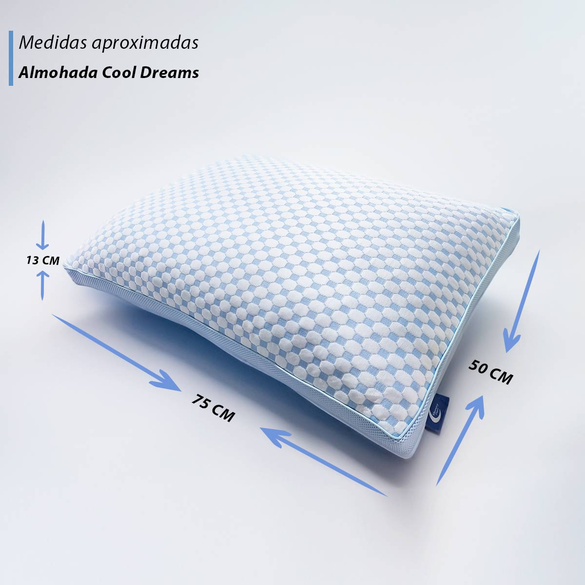 Foto 5 | Almohadas De Cama Tamaño King Para Dormir, Almohadas Ajustables De Memory Foam, Firmeza Media Para Dormir De Esp