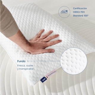Foto 6 | Almohada Luuna Ajustable Firme King Size 88x46 cm Memory Foam Funda Lavable Suavidad y Frescura 2 Pack
