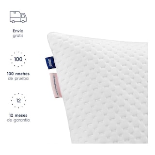 Foto 7 | Almohada Luuna Ajustable Firme King Size 88x46 cm Memory Foam Funda Lavable Suavidad y Frescura 2 Pack