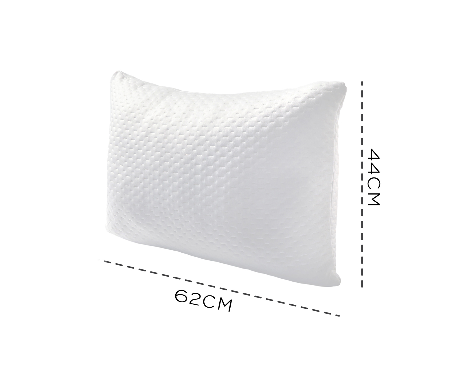 Foto 9 pulgar | Almohada Memory Foam Gel Ajustable Estándar Soporte Ergonómico Nube Color Blanco