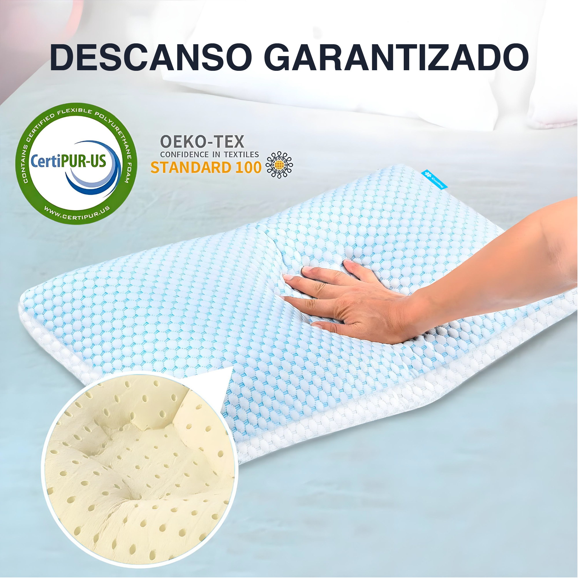 Foto 7 pulgar | Almohada Memory Foam Sky Care Zenith Estándar