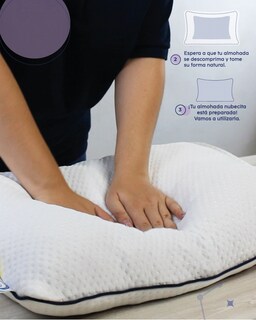 Foto 4 | Almohadas Dr Joohn Nube Estándar Semi-firme 2 Piezas