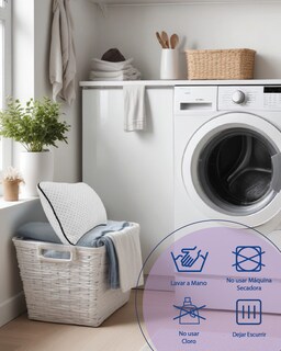Foto 6 | Almohadas Dr Joohn Nube Estándar Semi-firme 2 Piezas