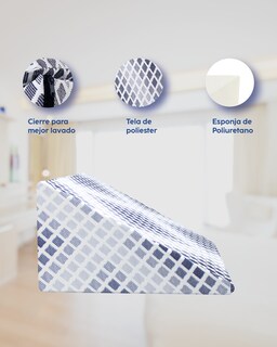 Foto 2 | Almohada Tipo Cuña Dr Joohn Original Low Pressure Foam para Dormir Antirronquidos y Antirreflujo Blanco