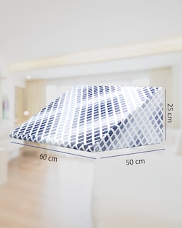 Foto 7 | Almohada Tipo Cuña Dr Joohn Original Low Pressure Foam para Dormir Antirronquidos y Antirreflujo Blanco