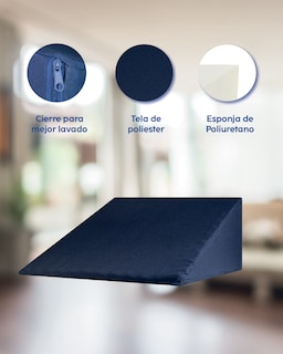 Foto 2 | Dr Joohn Almohada Tipo Cuña Para Cama Basic Low Pressure Foam Ideal Para Dormir, Antirronquidos Y Antirreflujo Marino