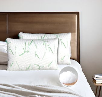 Foto 3 | Almohadas de Bambu Transpirable de Microgel funda de Bambú