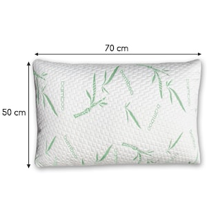 Foto 4 | Almohadas de Bambu Transpirable de Microgel funda de Bambú