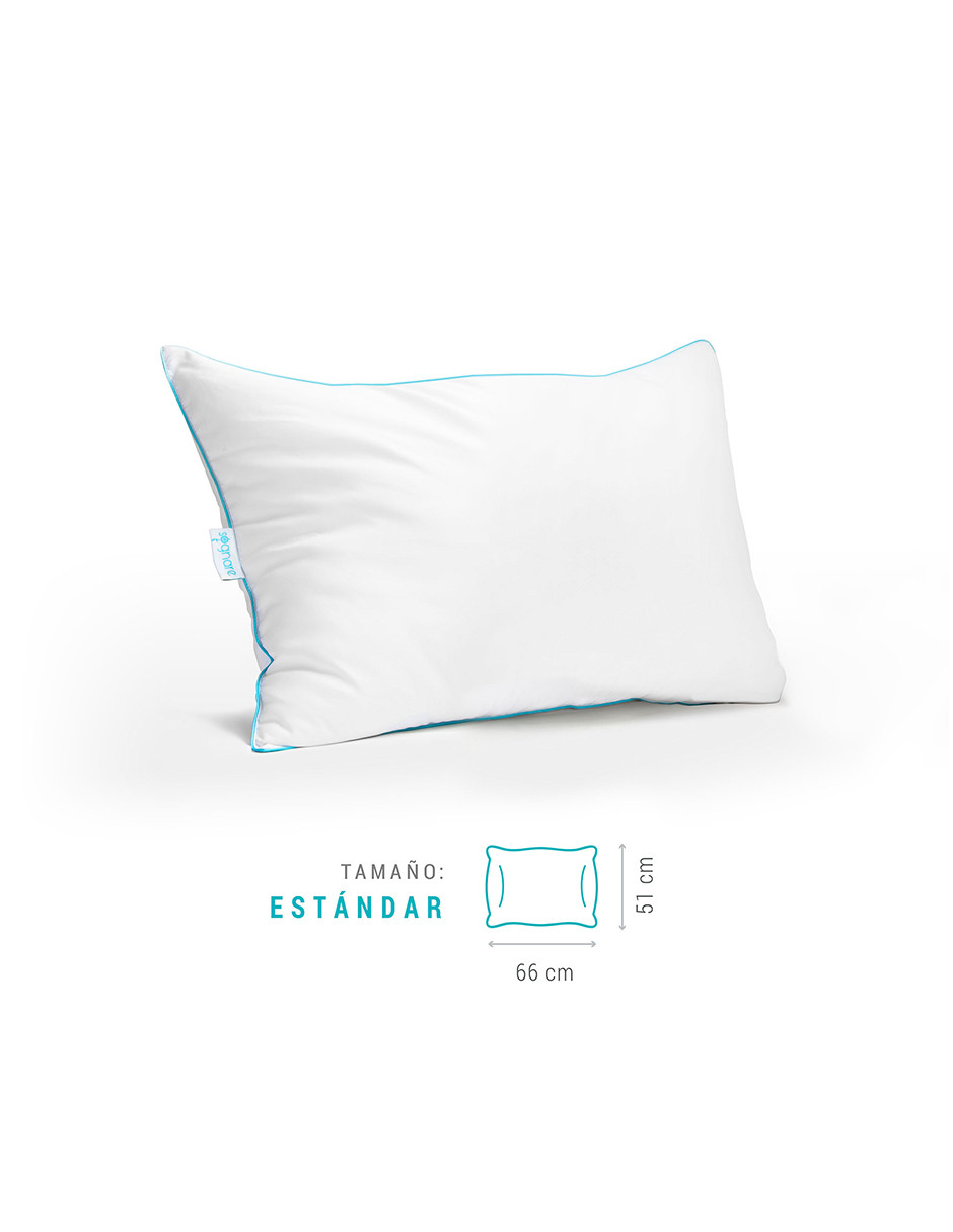 Foto 6 | Set Sognare Nuo 1 Almohada King Size + 1 Almohadas Estándar Relleno Semifirme Microfibras de Gel Hipoalergénica