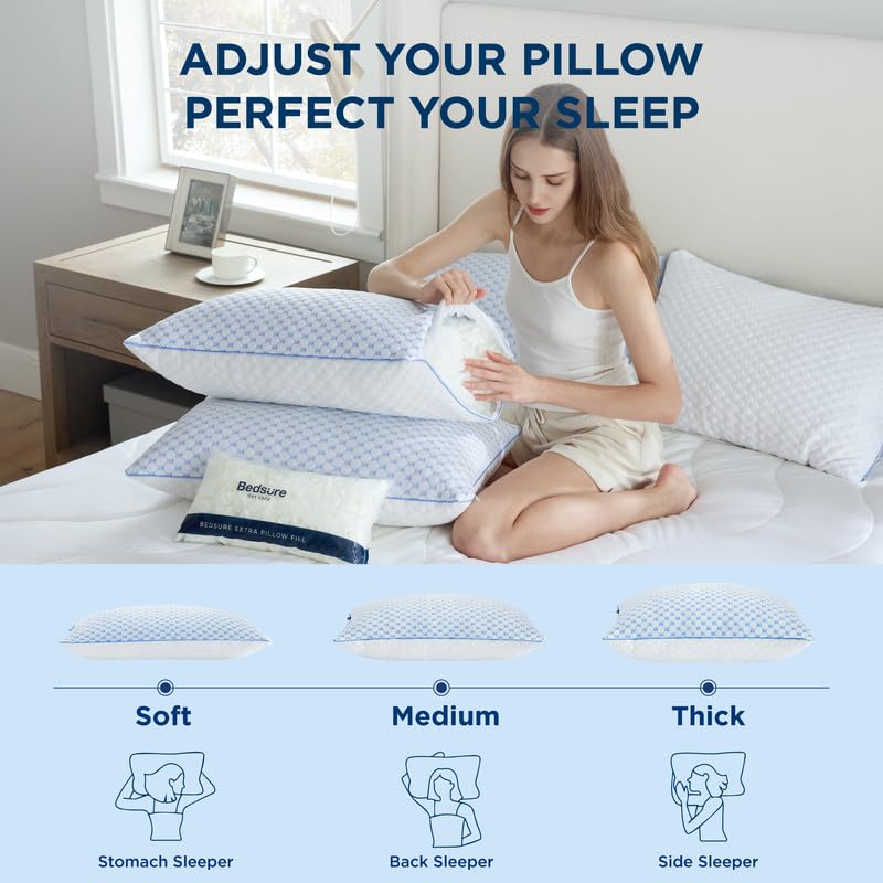 Foto 6 pulgar | Almohadas Bedsure 2 Piezas-Venta Internacional