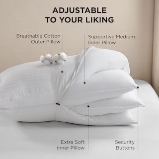 Foto 3 | Almohada Bedsure 2 Piezas-Venta Internacional