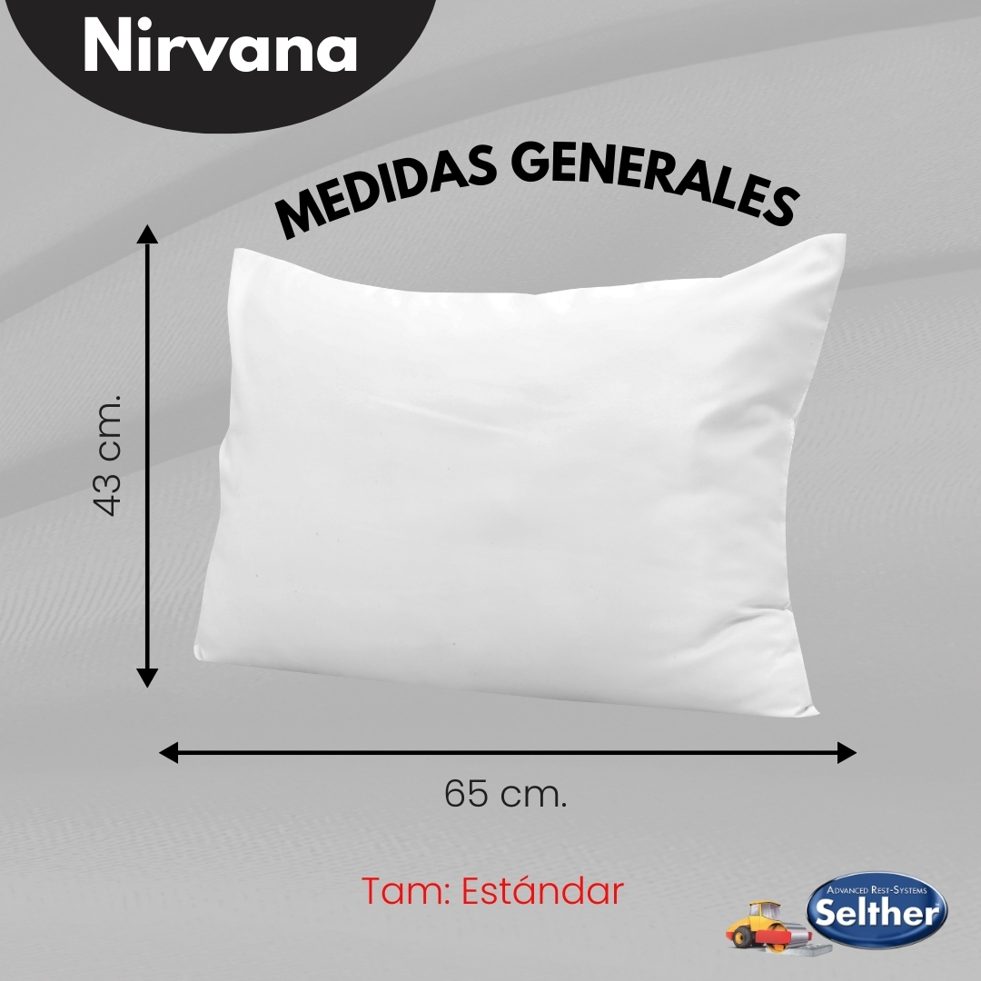 Foto 4 pulgar | Almohada Selther Nirvana Microfibra Hipoalergénica 65 X 45cm