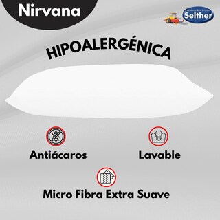 Foto 4 | Almohada Selther Nirvana Microfibra Hipoalergénica 65 X 45cm