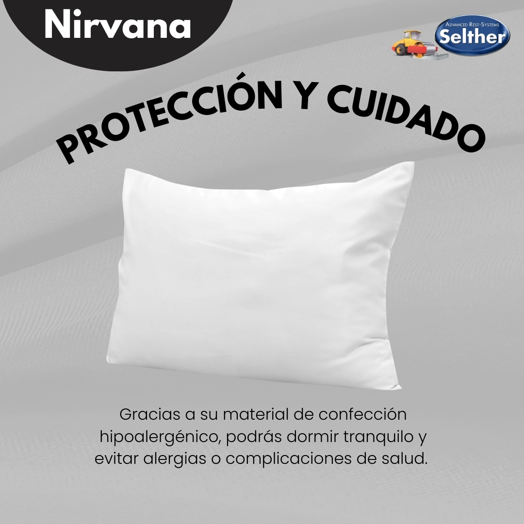 Foto 7 pulgar | Almohada Selther Nirvana Microfibra Hipoalergénica 65 X 45cm
