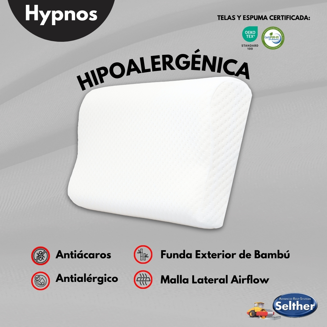 Foto 6 pulgar | Almohada Selther Hypnos Memory Foam Un Descanso Perfecto