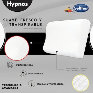 Foto 6 | Almohada Selther Hypnos Memory Foam Un Descanso Perfecto