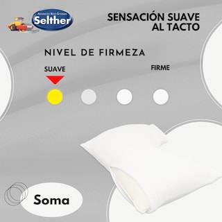 Foto 4 | Almohada Soma Selther Individual Memory Foam Descanso Perfecto