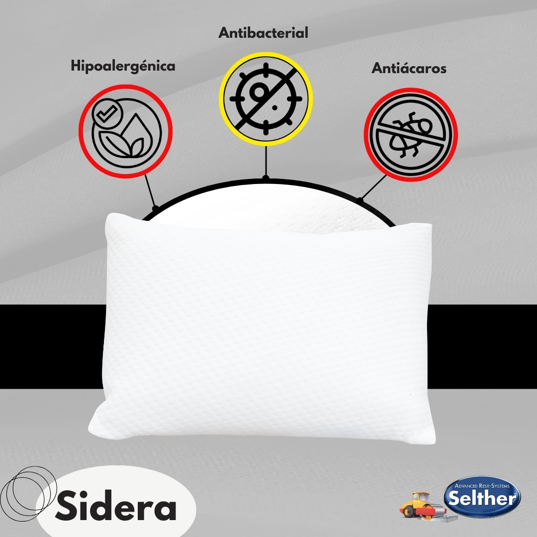 Foto 6 pulgar | Almohada Selther Sidera Memory Foam Innovación Para Descanso