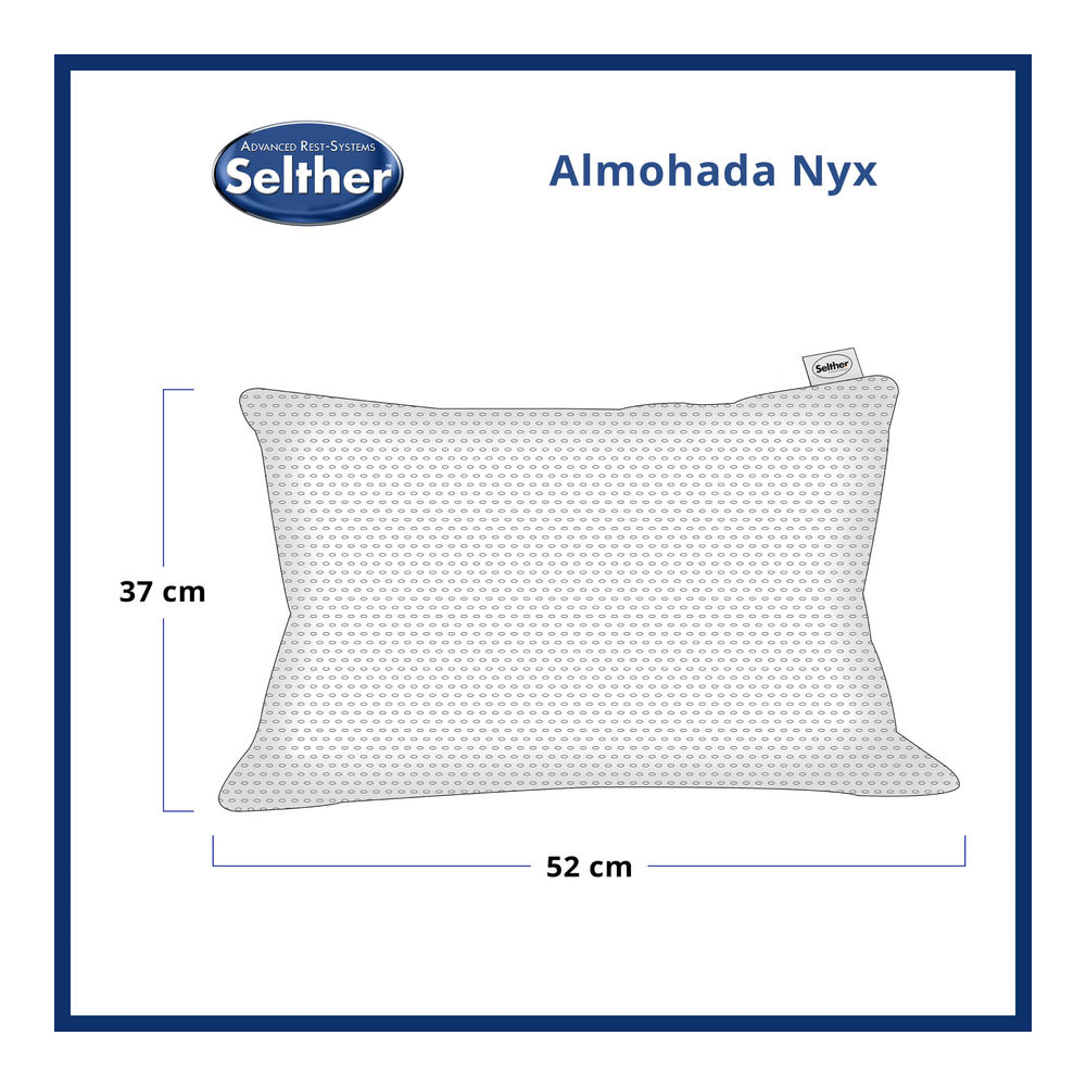 Foto 3 pulgar | Almohada Nyx Selther Memory Foam Descanso Perfecto Para Todos
