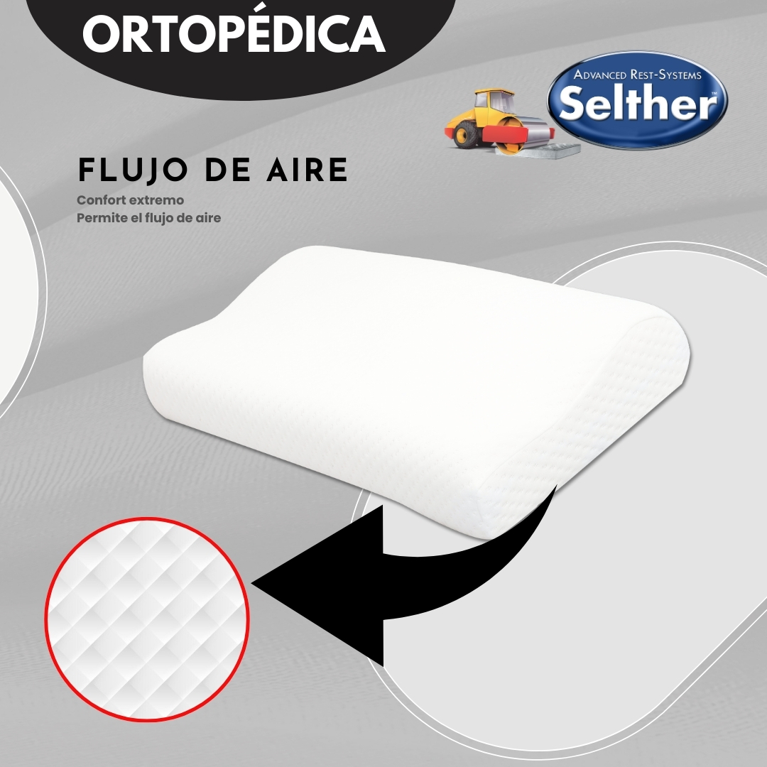 Foto 2 | Almohada Selther Ortopédica Memory Foam Ind Descanso Superior