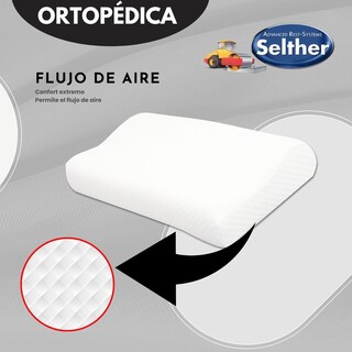 Foto 2 | Almohada Selther Ortopédica Memory Foam Ind Descanso Superior