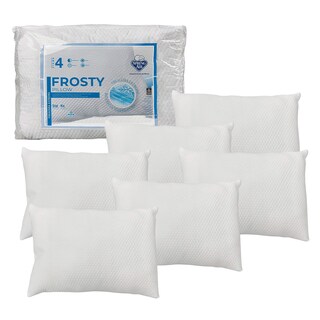Foto 1 | Pack De 6 Almohadas Spring Air Frosty Color Blanco
