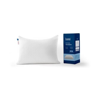 Foto 2 | Almohada Luuna Ajustable Firme, Tamaño Estándar, Memory Foam, Funda Lavable, Altura Ajustable