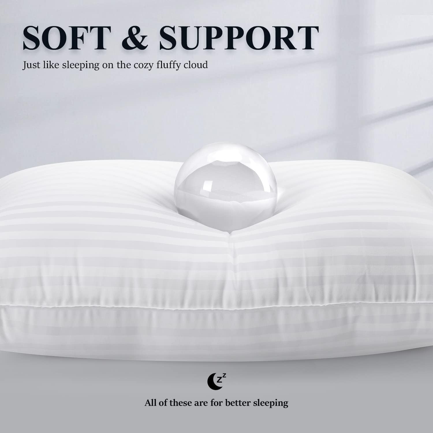 Foto 4 pulgar | Juego de 2 Almohadas Cozsinoor Calidad Hotelera - Venta Internacional