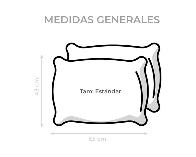 Foto 4 pulgar | Pack de 2 Almohadas Frutivegie Microfibra