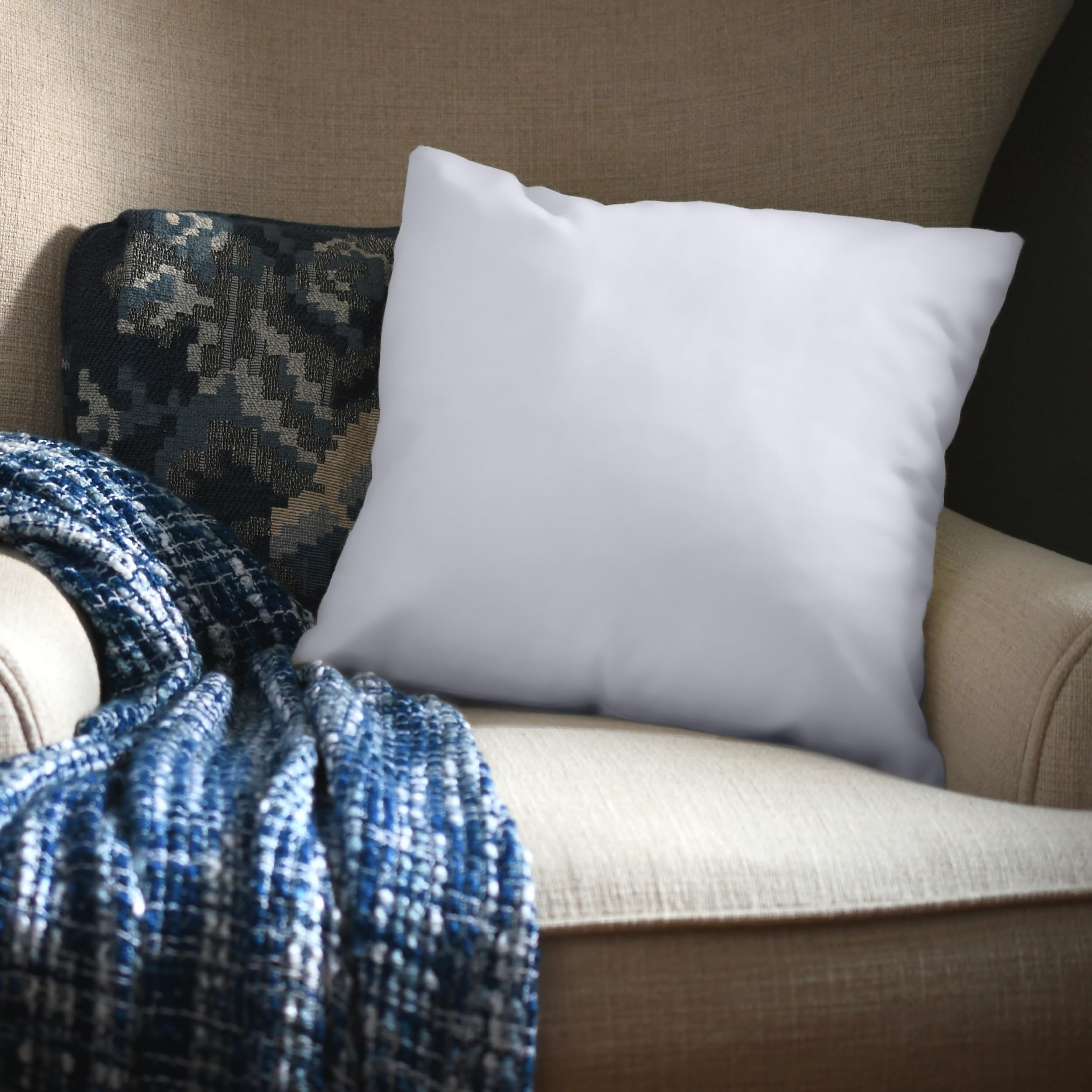 Foto 3 | Almohadas Utopia Bedding, Color Blanco, 43 X 43 Cm (juego De 1) - Venta Internacional.