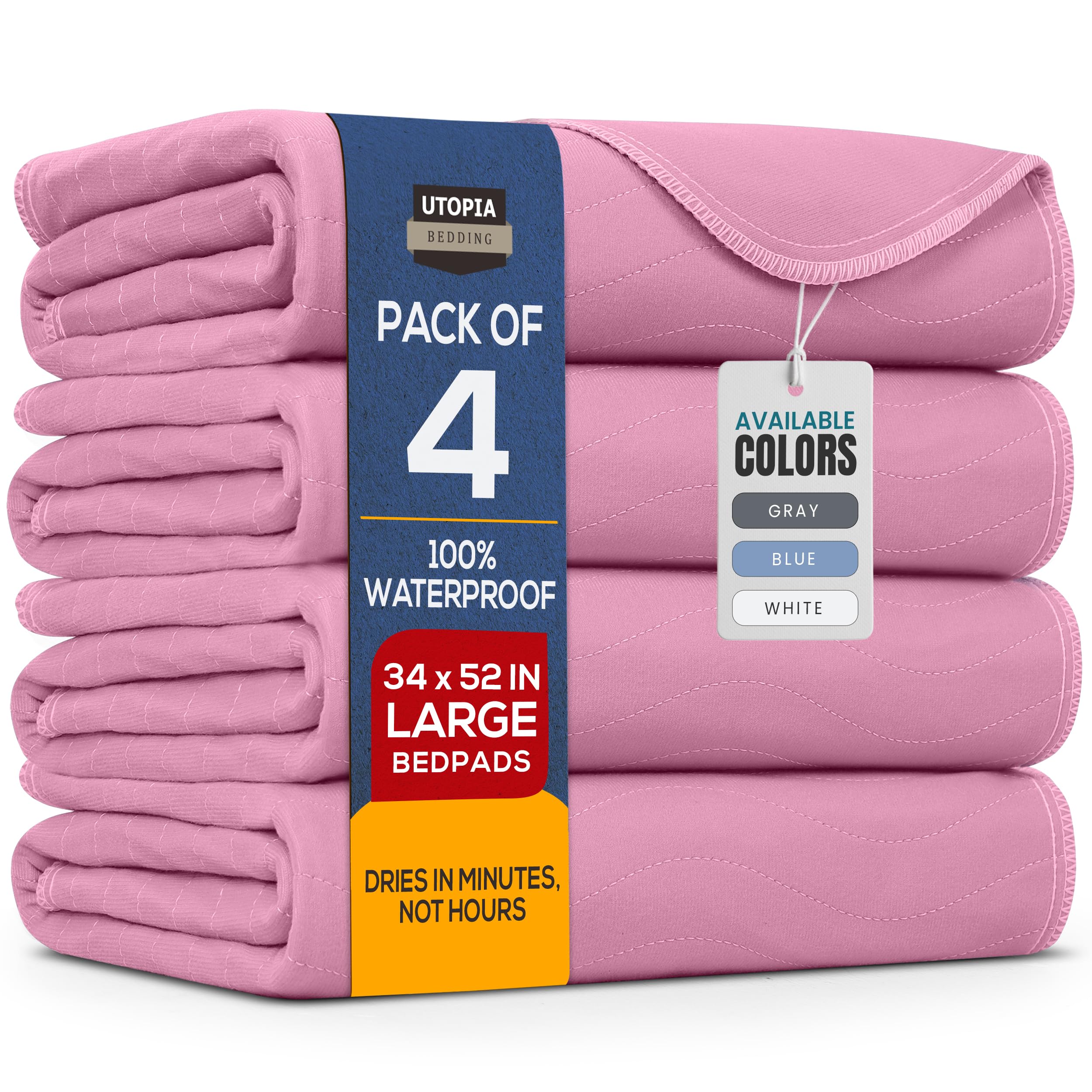 Foto 2 pulgar | Almohadillas Impermeables Reutilizables  34 x 52 cm 4 Piezas - Venta Internacional