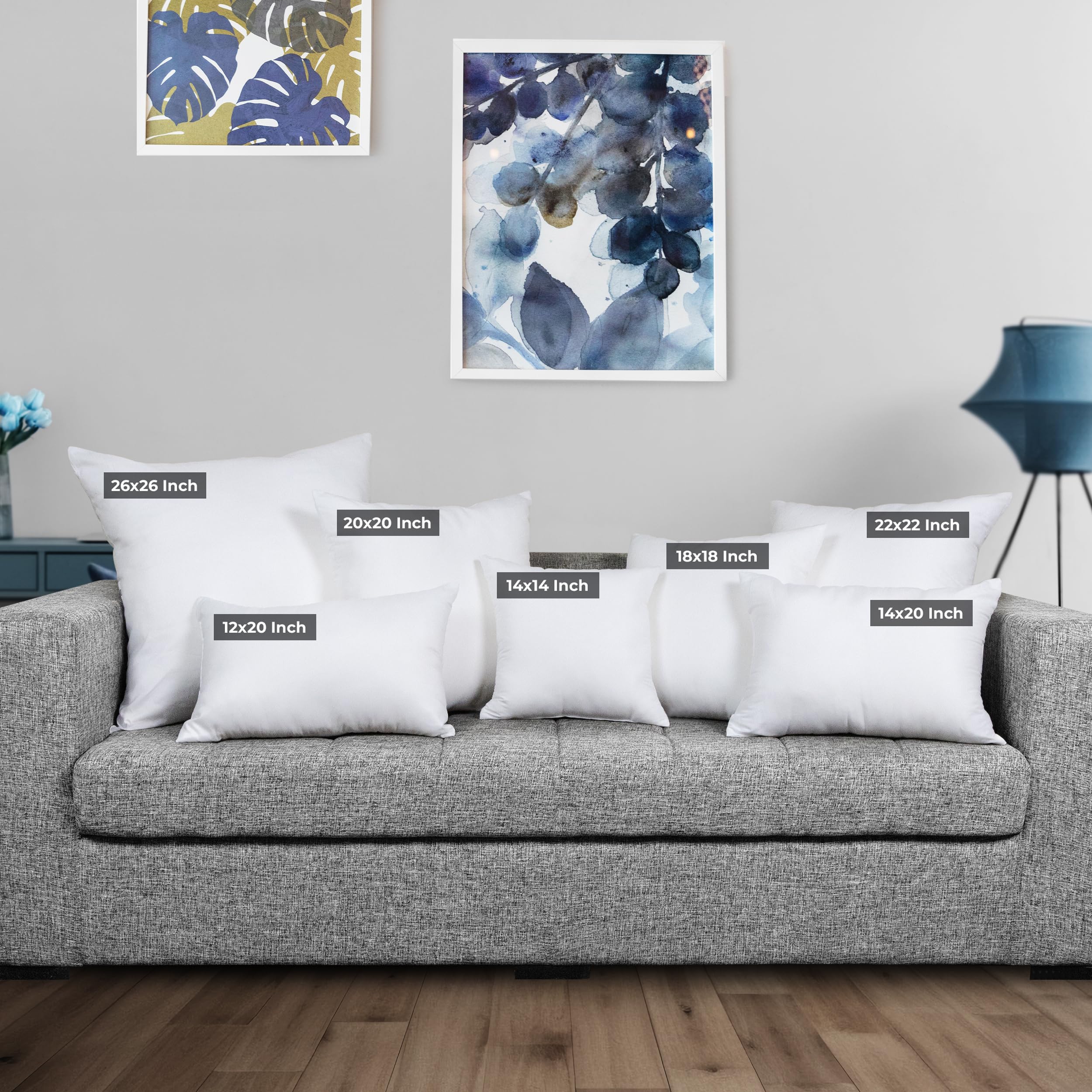 Foto 8 pulgar | Almohadas Throw Pillows Utopia 2 Unidades Blanco - Venta Internacional