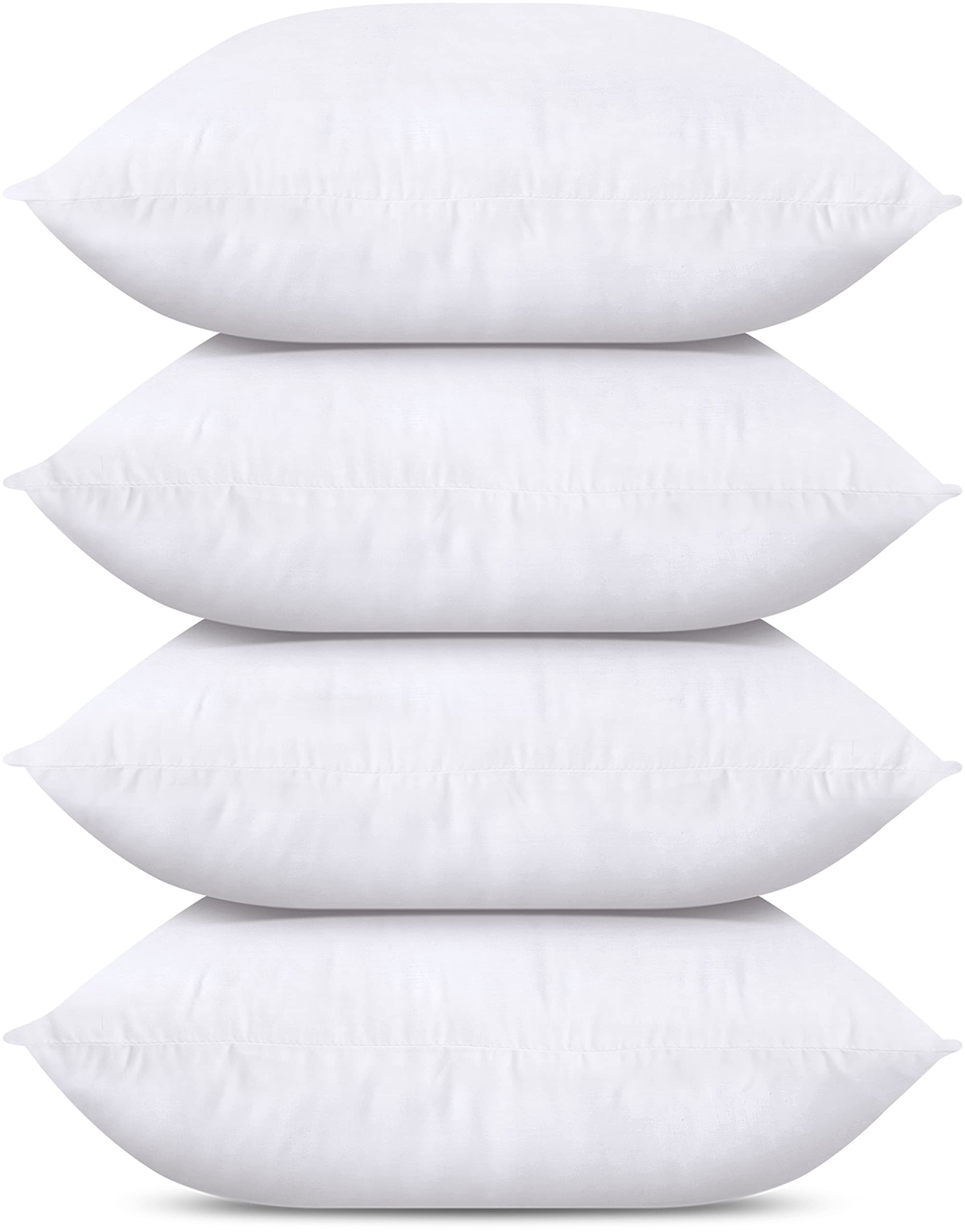 Foto 2 pulgar | Almohadas Throw Pillows Utopia 4 Unidades Blanco - Venta Internacional