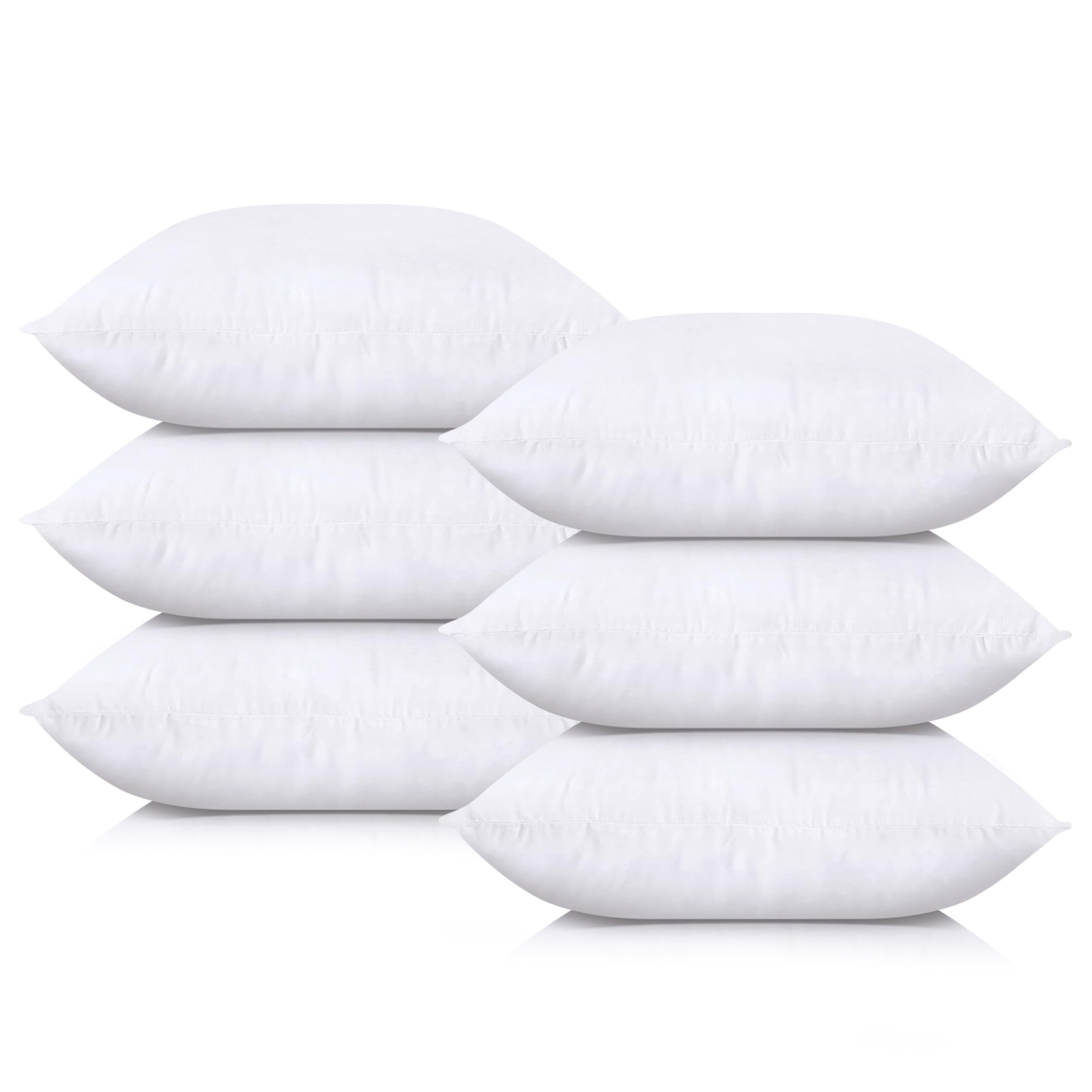 Foto 2 pulgar | Almohadas Throw Pillows Utopia Blanco 6 Piezas - Venta Internacional
