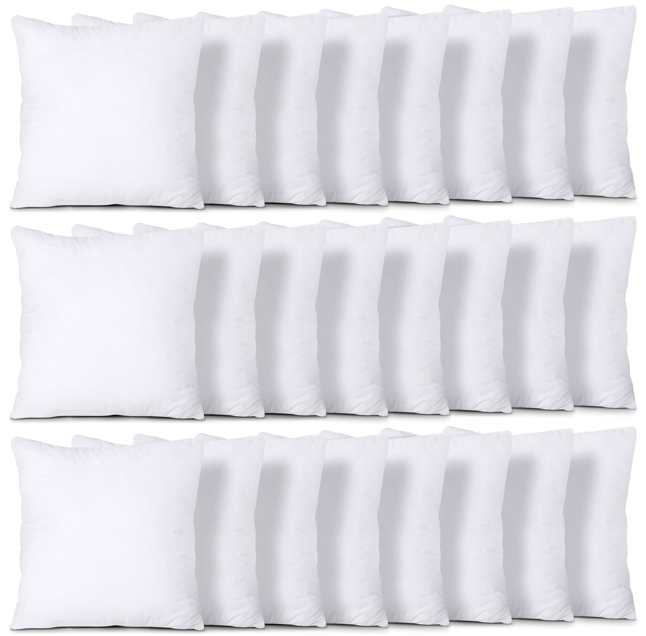 Foto 1 | Almohadas Throw Pillows Utopia 24 Unidades Blanco - Venta Internacional