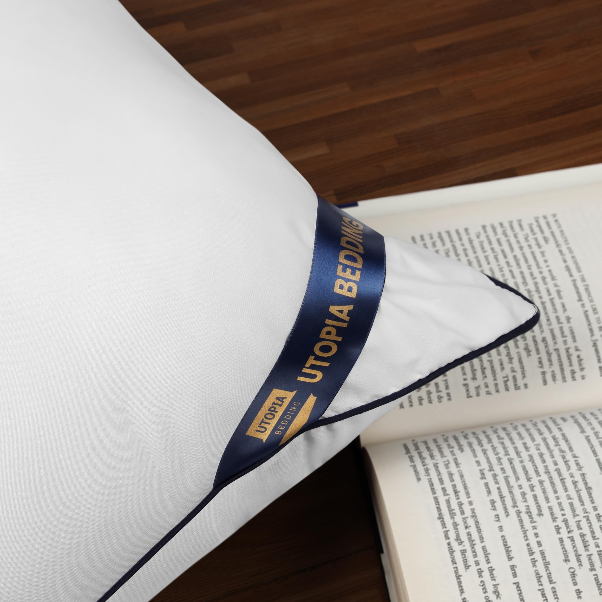 Foto 4 pulgar | Almohadas Utopia Bedding 2 Piezas Blanco - Venta Internacional