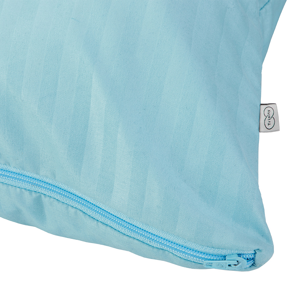 Foto 6 pulgar | Almohada Trinity Color Azul Cielo Pack De 4