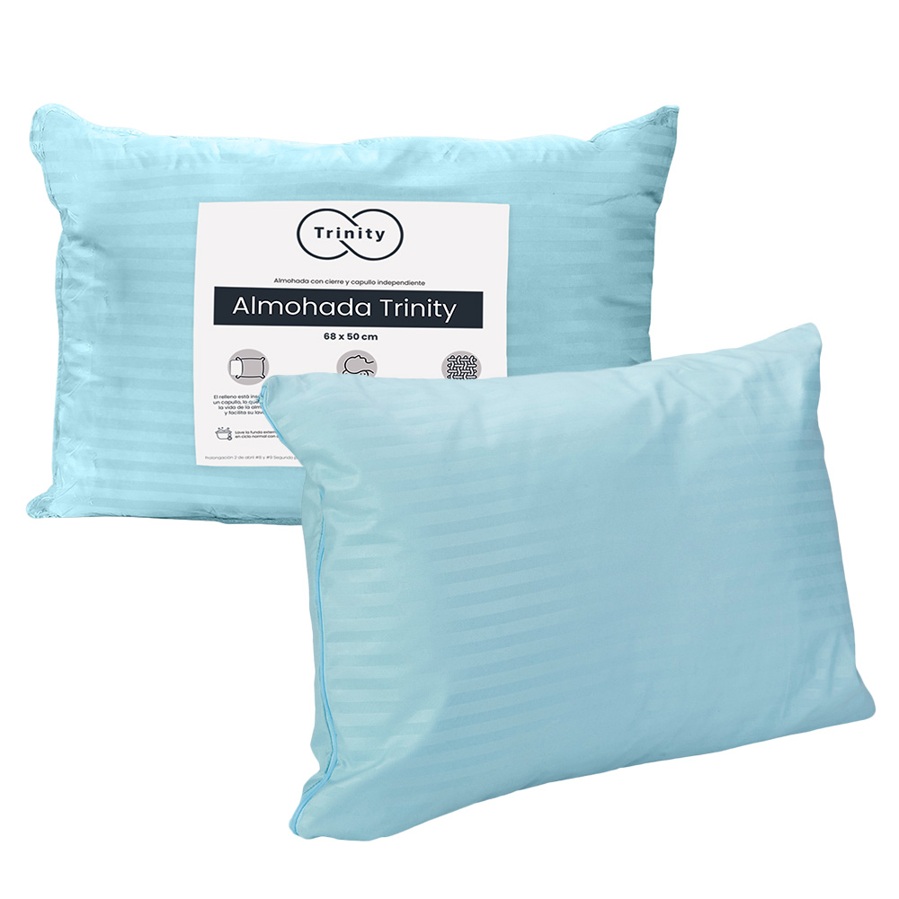 Foto 1 | Almohada Trinity Color Azul Cielo