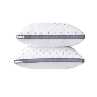 Foto 1 | Set 2 Almohadas Ultra Suaves Fibra Transpirables, Blanco Belug