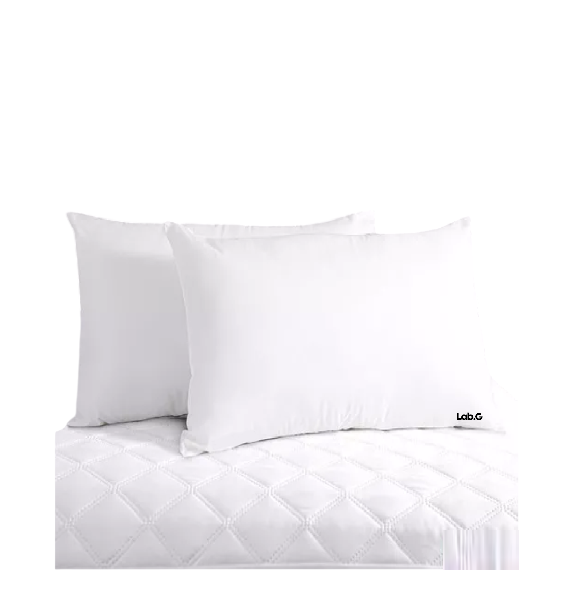 Foto 3 | Almohadas 2 Pack Estándar Lab.g Microfibra Media. Blancos