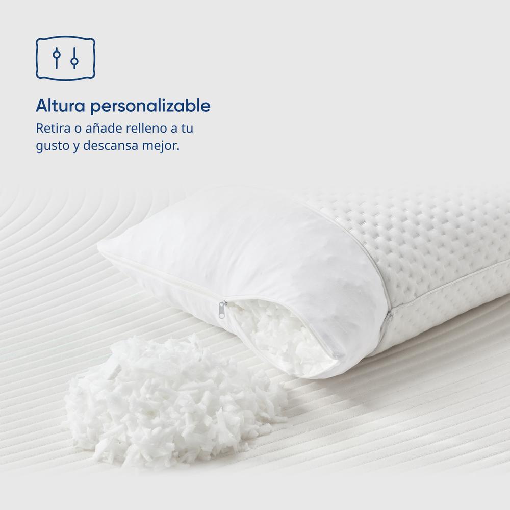 Foto 3 | Almohada Luuna Ajustable Suave, 4 Pack, Tamaño Estándar 88x46 Cm, Memory Foam, Funda Lavable