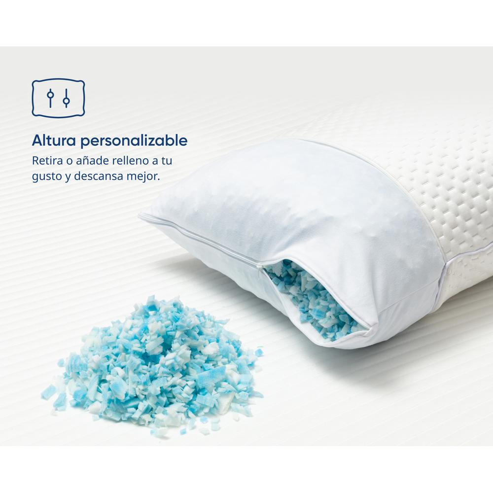Foto 4 pulgar | Almohada Luuna Ajustable Firme, 4 Pack, Tamaño Estándar 88x46 Cm, Memory Foam, Funda Lavable
