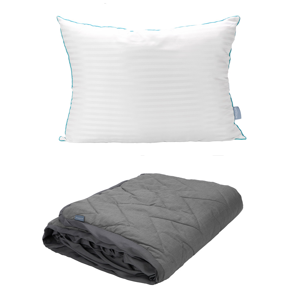 Lux Royal Individual Protector Lux + Almohada Royal 50% Algodón-50% Poliester Gris
