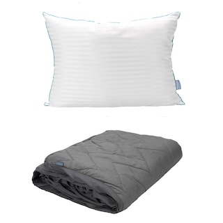 Foto 1 | Lux Royal Individual Protector Lux + Almohada Royal 50% Algodón-50% Poliester Gris