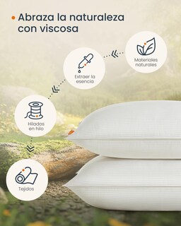 Foto 3 | Juego de Almohadas Songmics Home Blancas