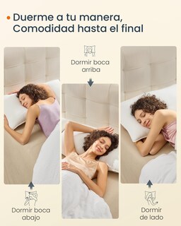 Foto 6 | Juego de Almohadas Songmics Home Blancas