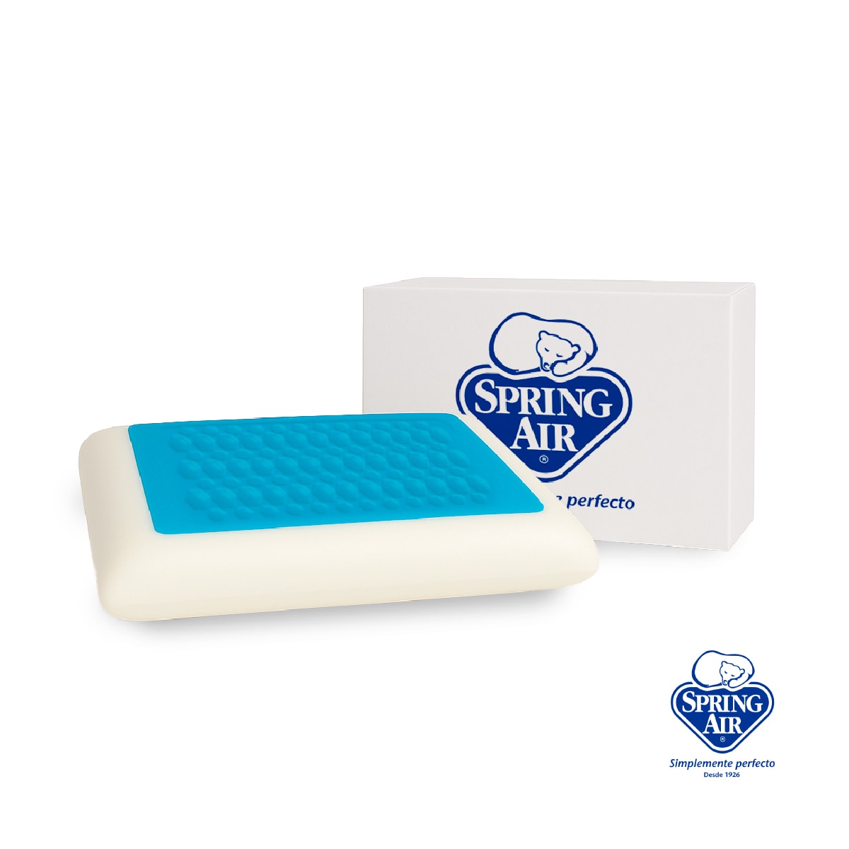 Foto 2 pulgar | Almohada Memory Foam Ice-cloud. Almohada Con Placa De Gel Regulador De Temperatura