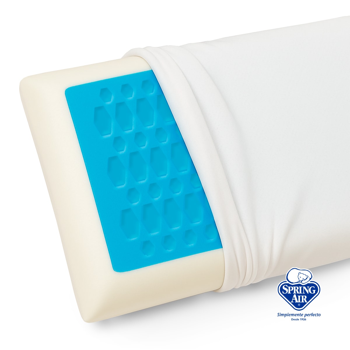 Foto 2 | Almohada Memory Foam Ice-cloud. Almohada Con Placa De Gel Regulador De Temperatura