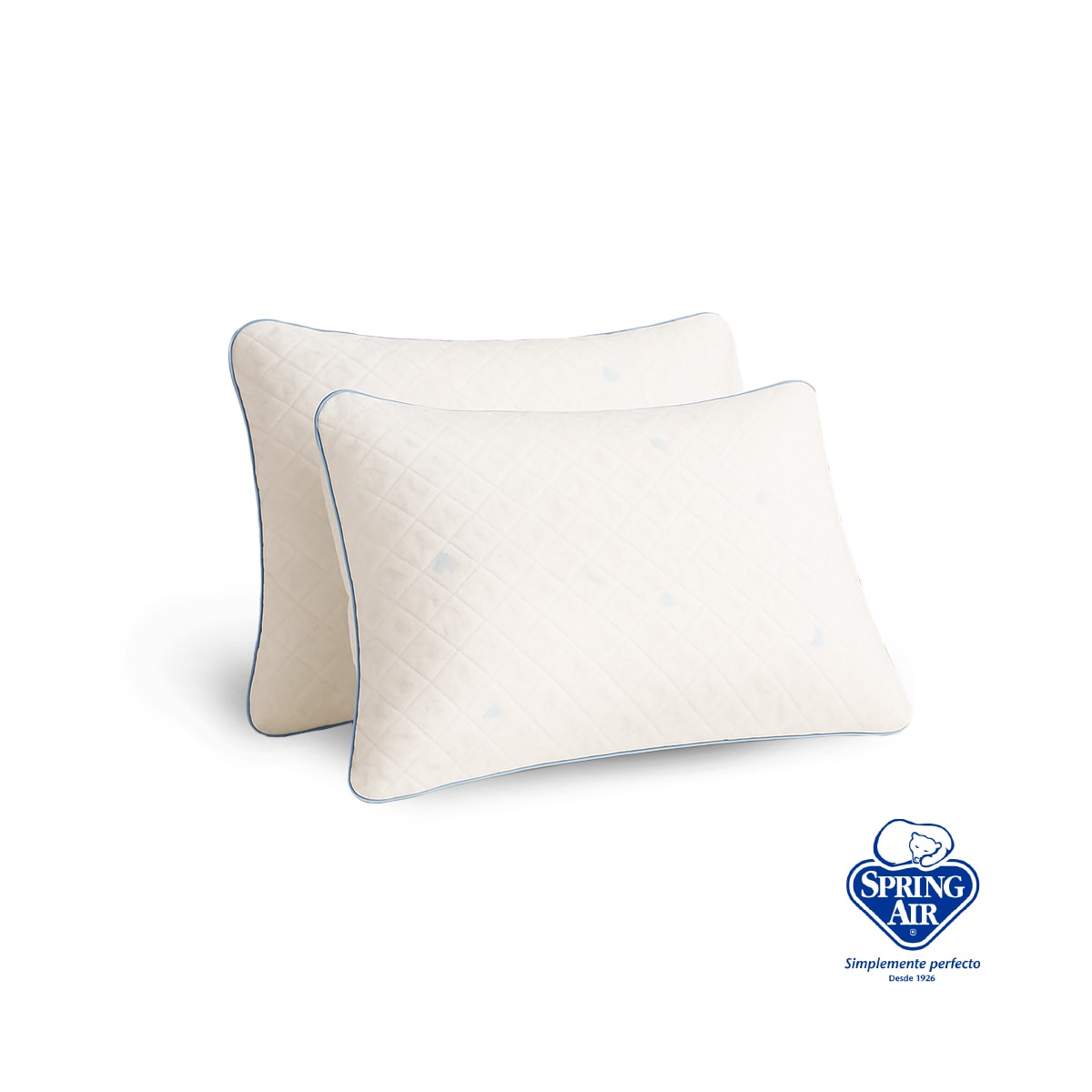 Foto 3 pulgar | Pack 2 Almohadas Cool Sleep ,memory Foam, Hipoalergénica, Fresca Y Transpirable . Funda Removible Suave Y Lavable