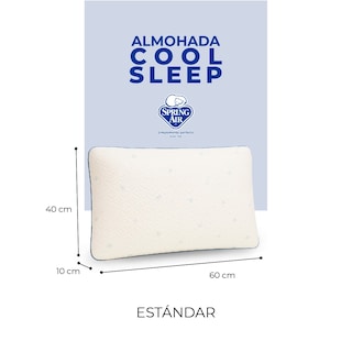 Foto 7 | Almohada Cool Sleep. Almohada Memory Foam Perforado Para Mayor Flujo De Aire